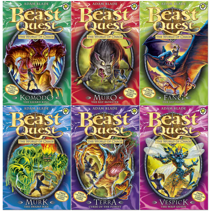 Beast Quest Series 6: 6 Books Collection Set  By Adam Blade