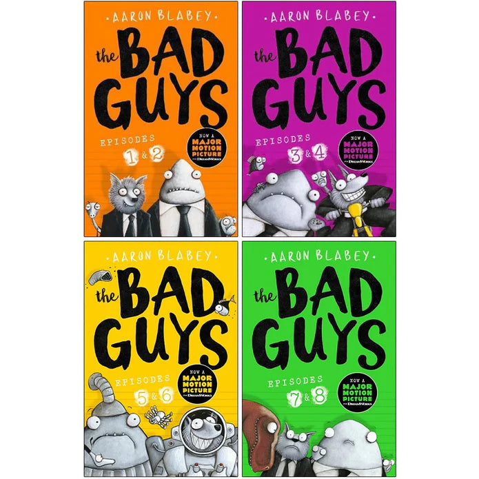The Bad Guys 1-8 Collection 4 Books Set