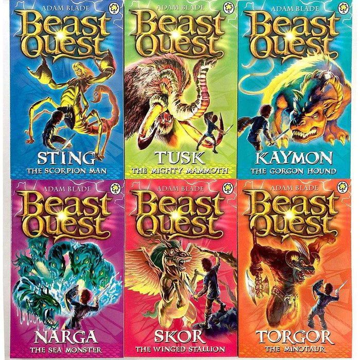 Beast Quest Series 3: 6 Books Collection Set  By Adam Blade