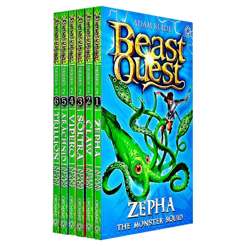 Beast Quest Series 2: 6 Books Collection Set  By Adam Blade