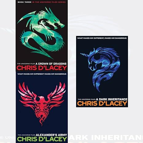 Unicorne Files Series Chris D Lacey Collection 3 Books Set