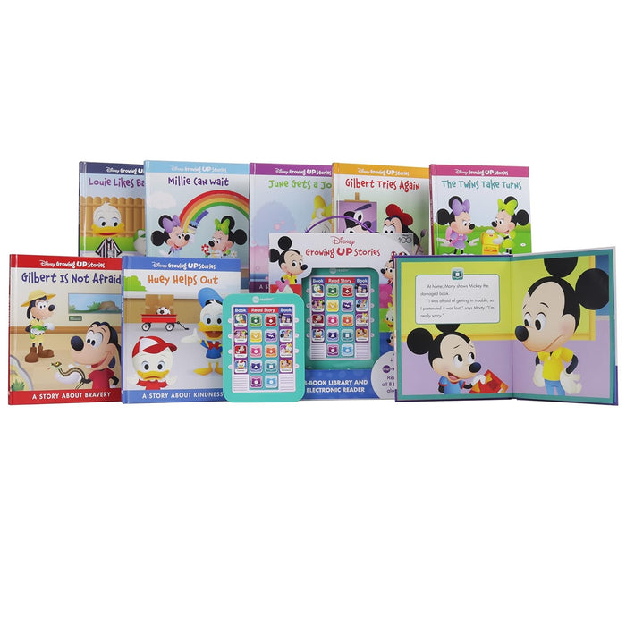 Disney Growing Up Stories: Me Reader 8-Book Library and Electronic Reader Sound Book Set
