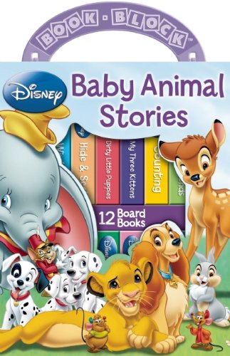 Disney: Baby Animal Stories 12 Board Books Box Set By Disney