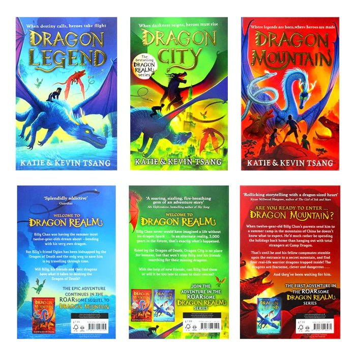 Dragon Realm Series 3 Books Collection Set