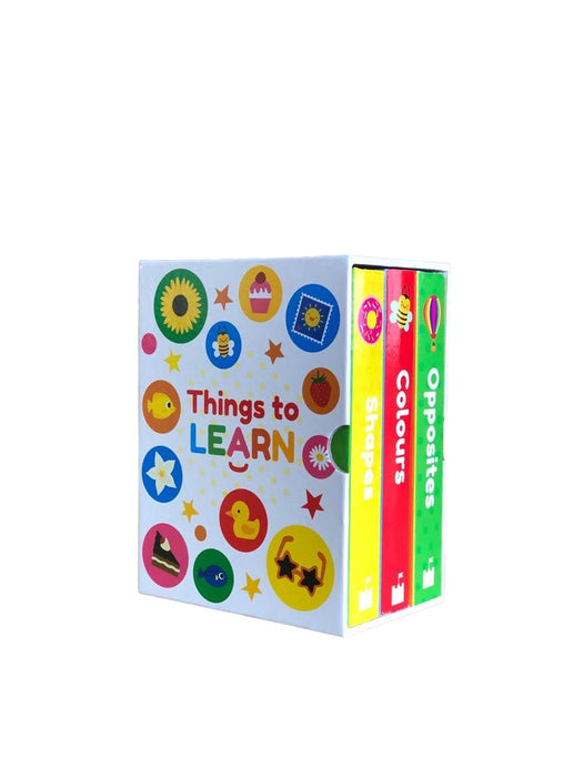 Things To Learn 3 Board Books Slipcase