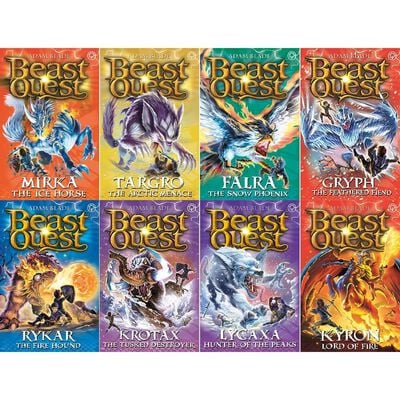 Beast Quest Ice and Fire 15 Book Collection Box Set