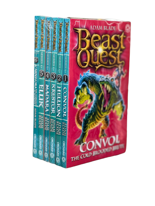 Beast Quest Series 7 : 6 Books Collection Set  By Adam Blade