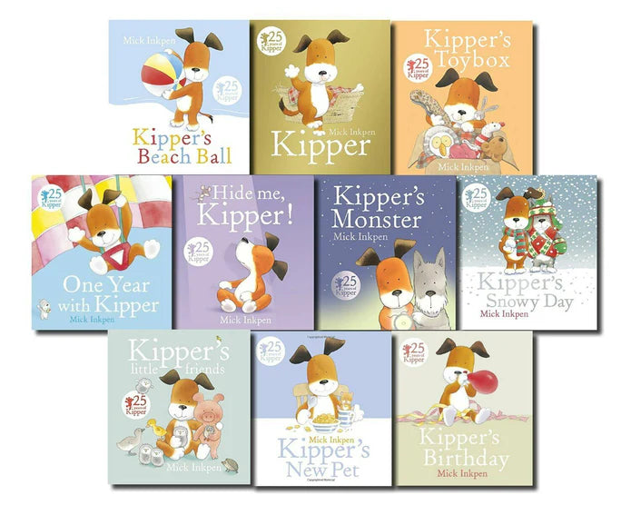 Kipper the Dog 10 Book Slipcase Collection Set  By Mick Inkpen