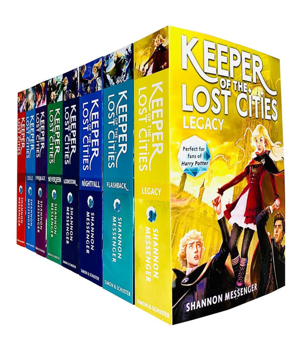 Keeper of the Lost Cities Series 8 Books Set by Shannon Messenger