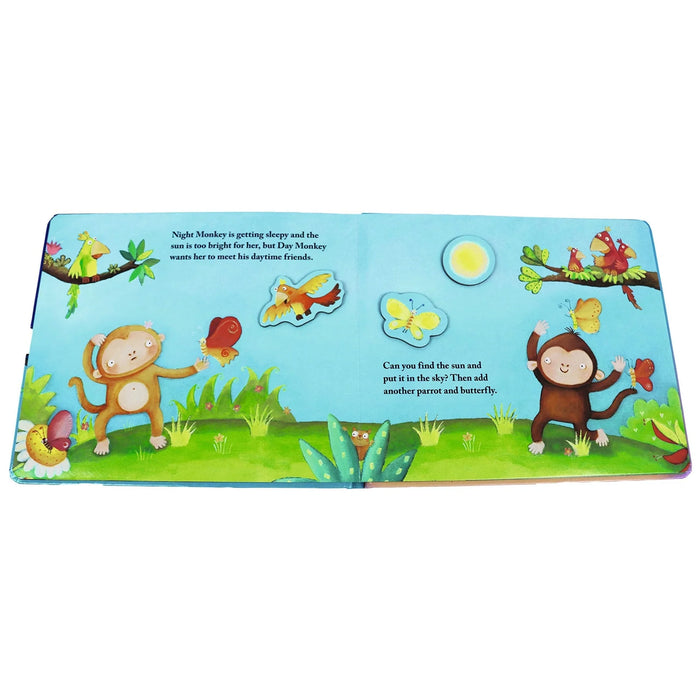Night and Day Monkey Magnet Book