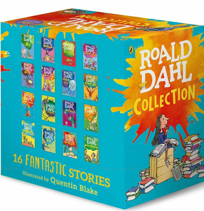 Roald Dahl Children's Collection 16 Book Box Set