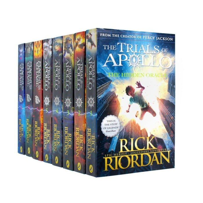 Trials of Apollo & Magnus Chase Series 8 Books Collection Set By Rick Riordan