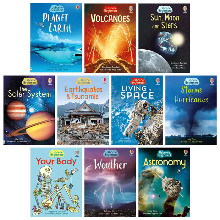 Usborne Beginners Science 10 Book Collection Set
