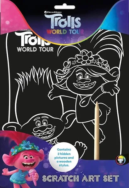 Trolls World Tour Scratch Art Set
