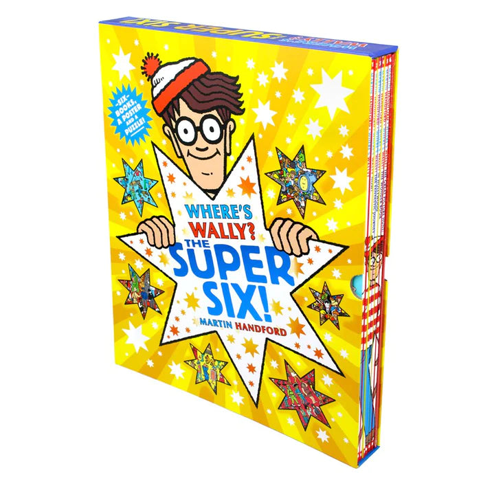Where's Wally? 6 Books Collection Box Set By Martin Handford- Paperback