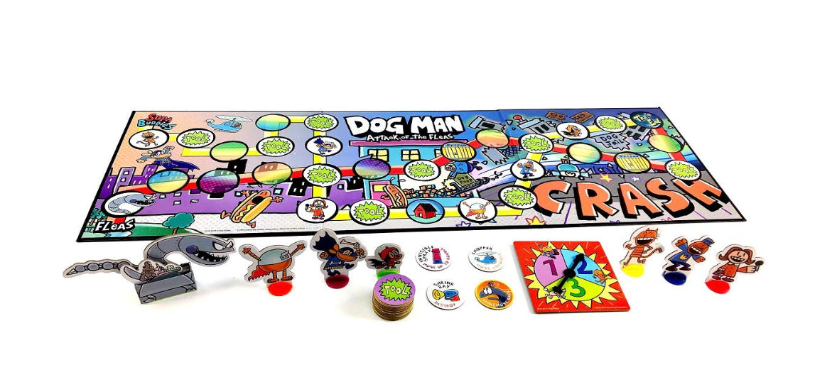 Dog Man Attack of the Fleas Board Game