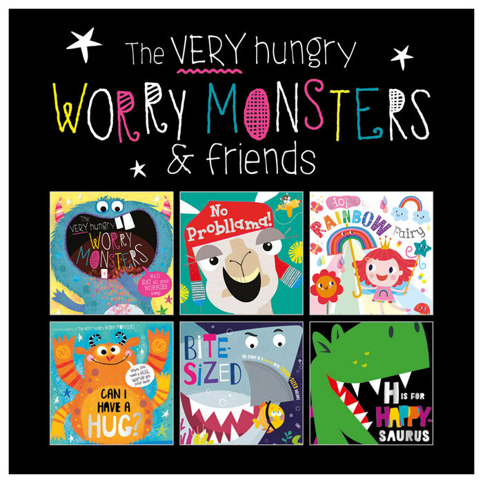 The Very Hungry Worry Monsters 6 Picture Book Collection Set