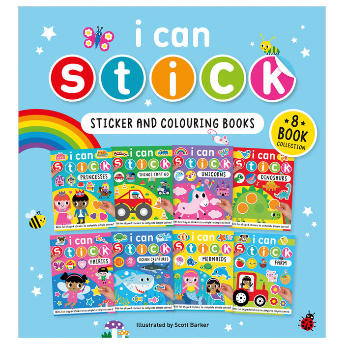 I Can Stick 8 Book Collection Set