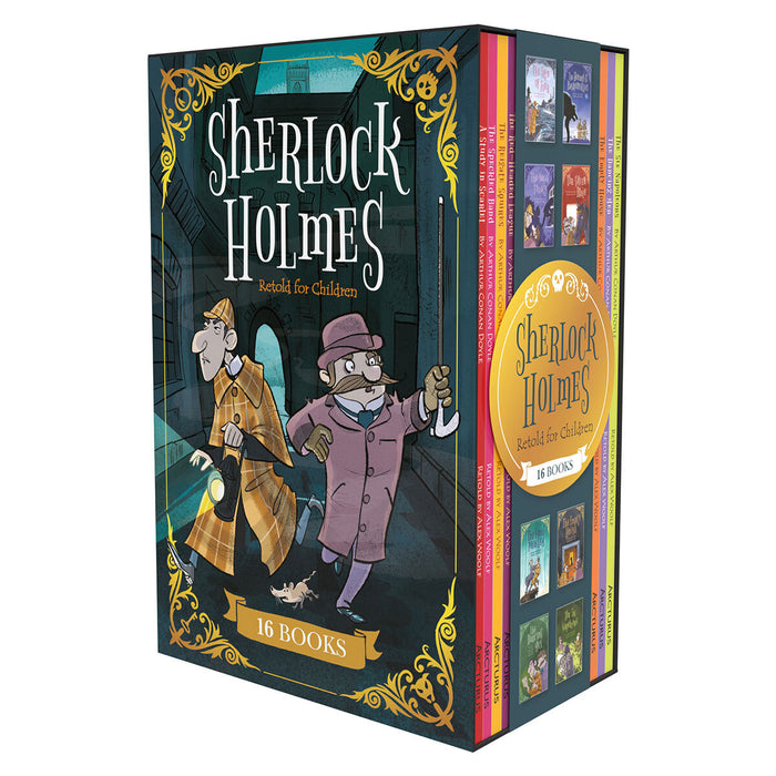 Sherlock Holmes Retold for Children 16 Book Collection Set By Sam Newman