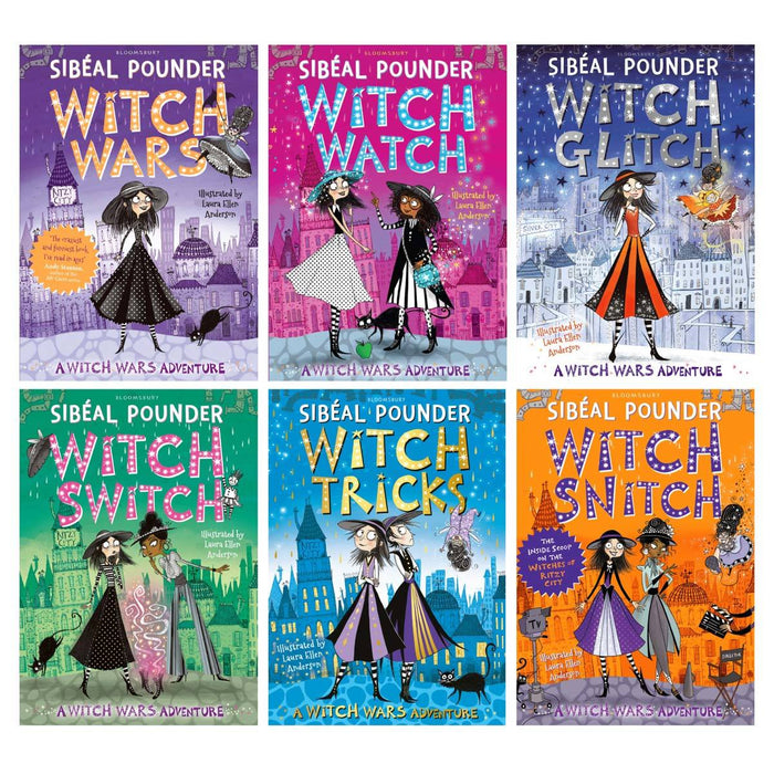 Witch Wars 6 Book Collection Set By Sibeal Pounder
