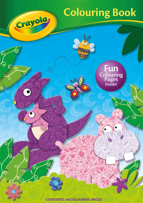Crayola Colouring Book – Hippo Cover