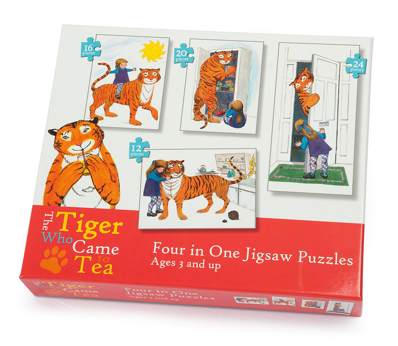 The Tiger who came to Tea 4: in 1 Puzzle Set