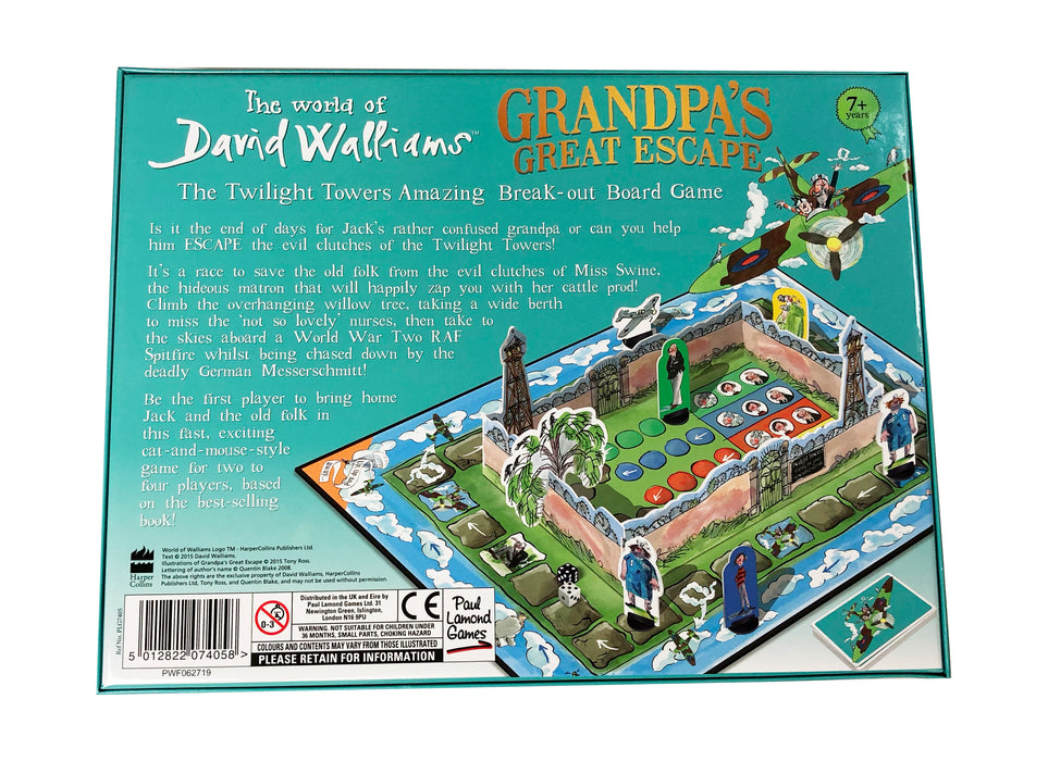 The World of David Walliams' Grandpa's Great Escape Board Game