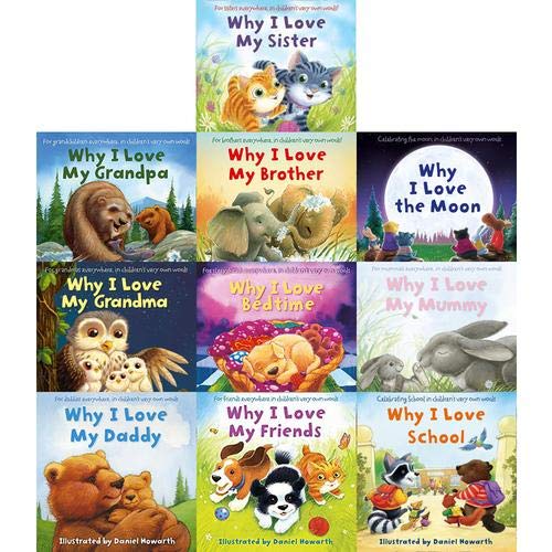 Why I Love 10 Picture Books Children Collection Set By Daniel Howarth