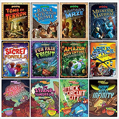Quest Adventure Science Maths and History 12 Books Collection Set