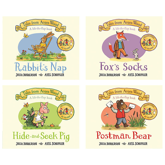 Tales From Acorn Wood 4 Book Collection Set By Julia Donaldson