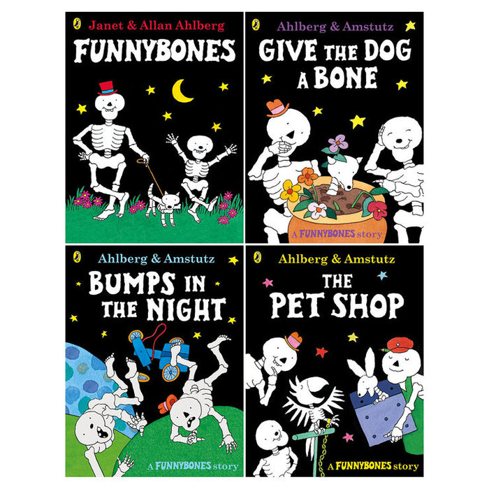 Funnybones Stories 4 Book Collection Set By Allan Ahlberg