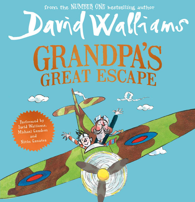 Grandpa’s Great Escape By David Walliams Audio CD