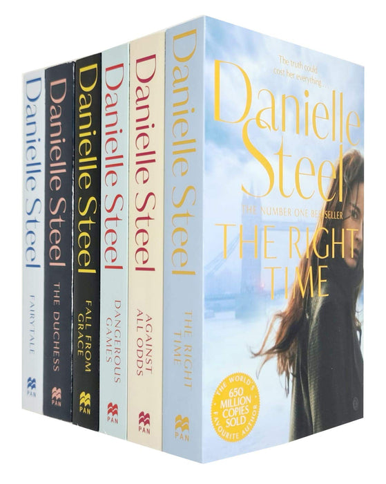Danielle Steel 6 Book Collection Set Inc. The Right Time, Against All Odd...