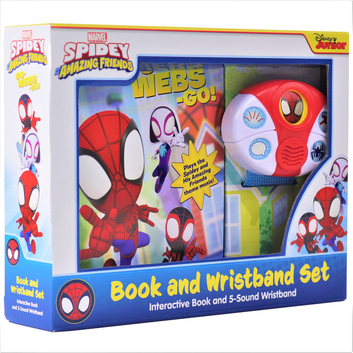 Marvel Spidey & His Amazing Friends: Go-Webs-Go!: Interactive Book and 5-Sound Wristband Set