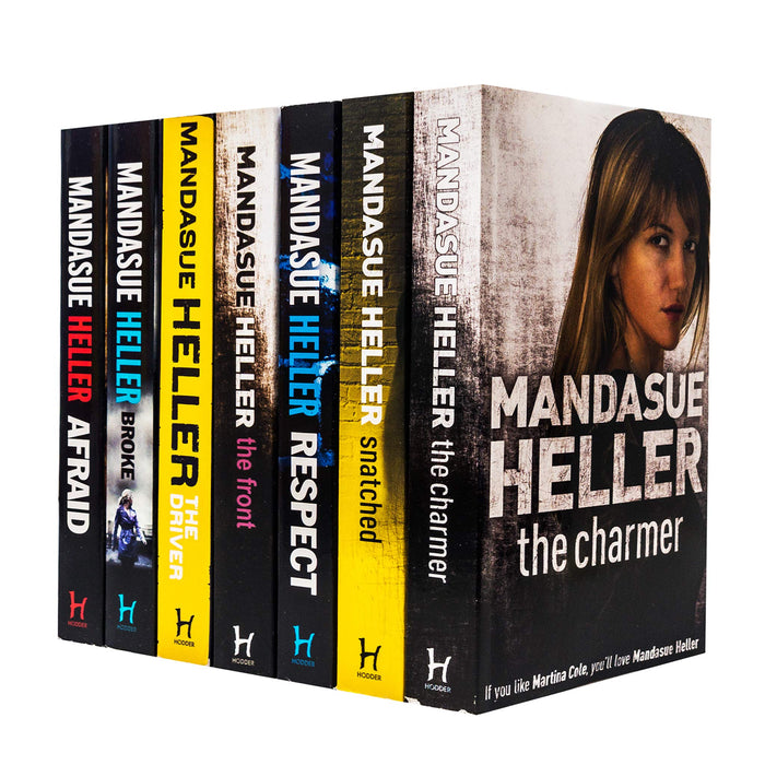 Mandasue Heller 7 Book Collection Set Inc. Snatched, The Charmer, Respect...