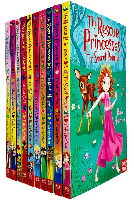 The Rescue Princesses Series 10 Book Collection Set By Paula Harrison