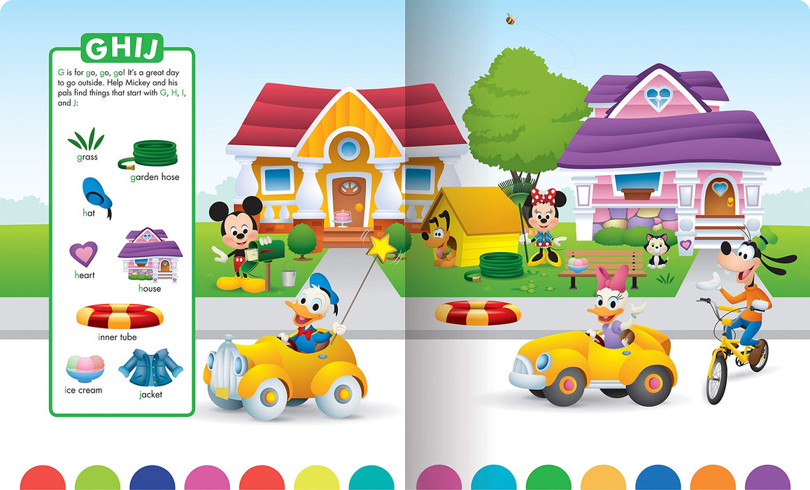 Disney Baby Mickey Mouse, Minnie, Princess, and More! First Look and Find Book and Giant Puzzle