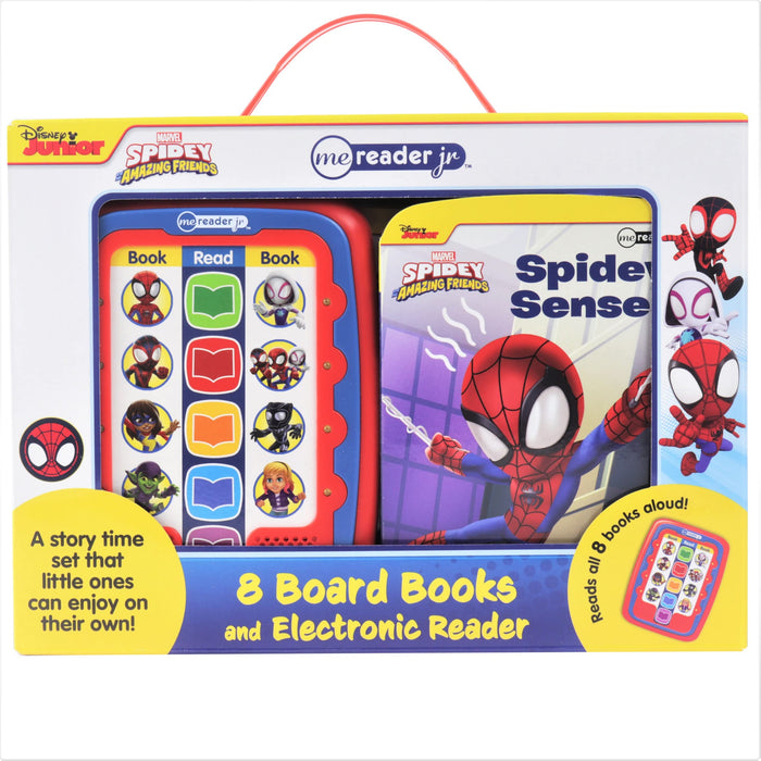Marvel Spider-man - Spidey and His Amazing Friends- Me Reader and 8 Look and Find Sound Book Library