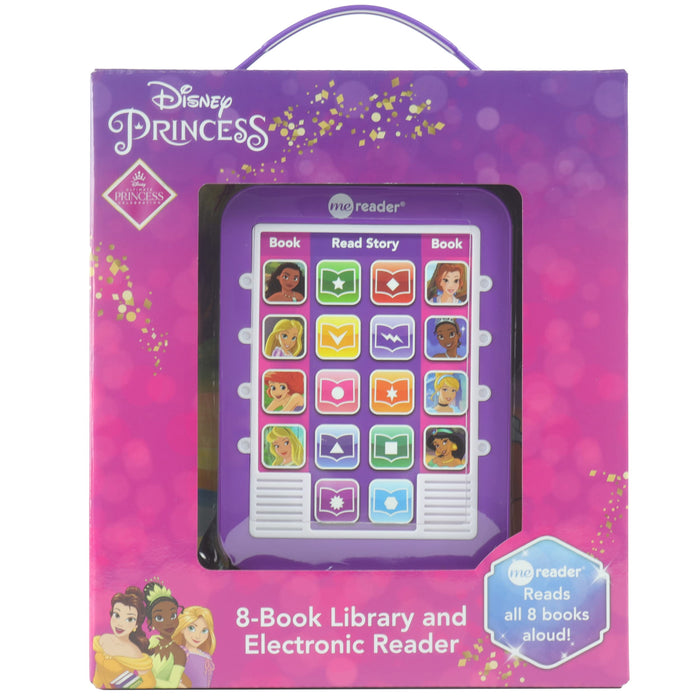 Disney Princess Moana, Cinderella, Rapunzel, and More! Electronic Me Reader Jr and 8 Look and Find Sound Book Library