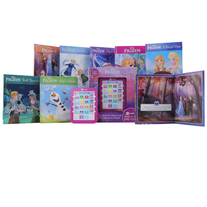 Disney Frozen and Frozen 2 Elsa, Anna, Olaf, and More! Me Reader and 8 Look and Find Sound Book Library