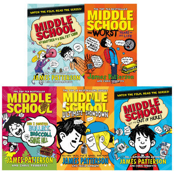 Middle School 5 Book Collection Set By James Patterson