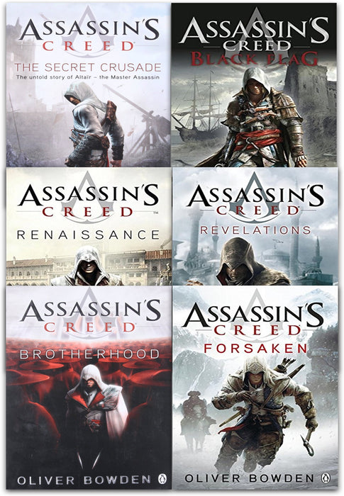 Assassins Creed 6 Book Collection Set By Oliver Bowden