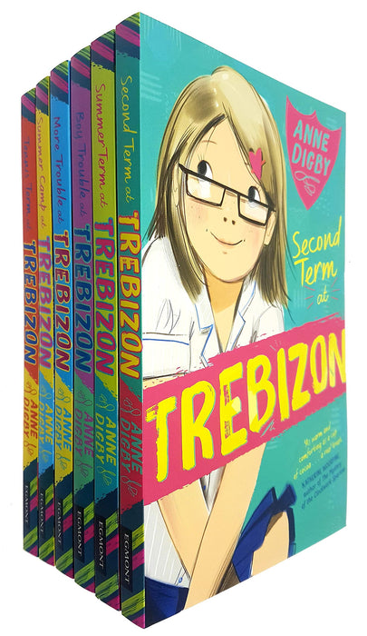 The Trebizon Boarding School 6 Book Collection Set by Anne Digby