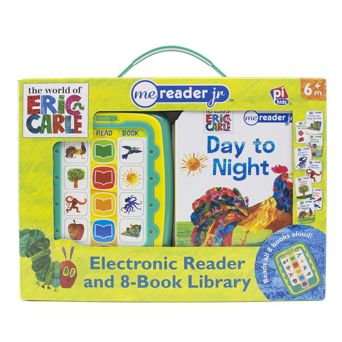 World of Eric Carle Electronic Me Reader Jr and 8 Look and Find Sound Book Library