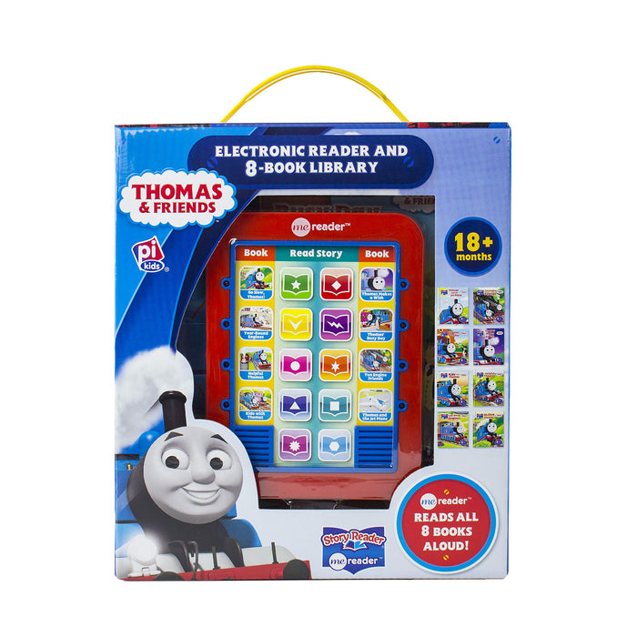 Thomas & Friends Electronic Me Reader Jr and 8 Look and Find Sound Book Library