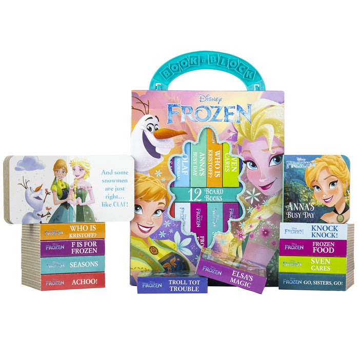 My First Library Frozen 12 Board Books Box Set By Disney