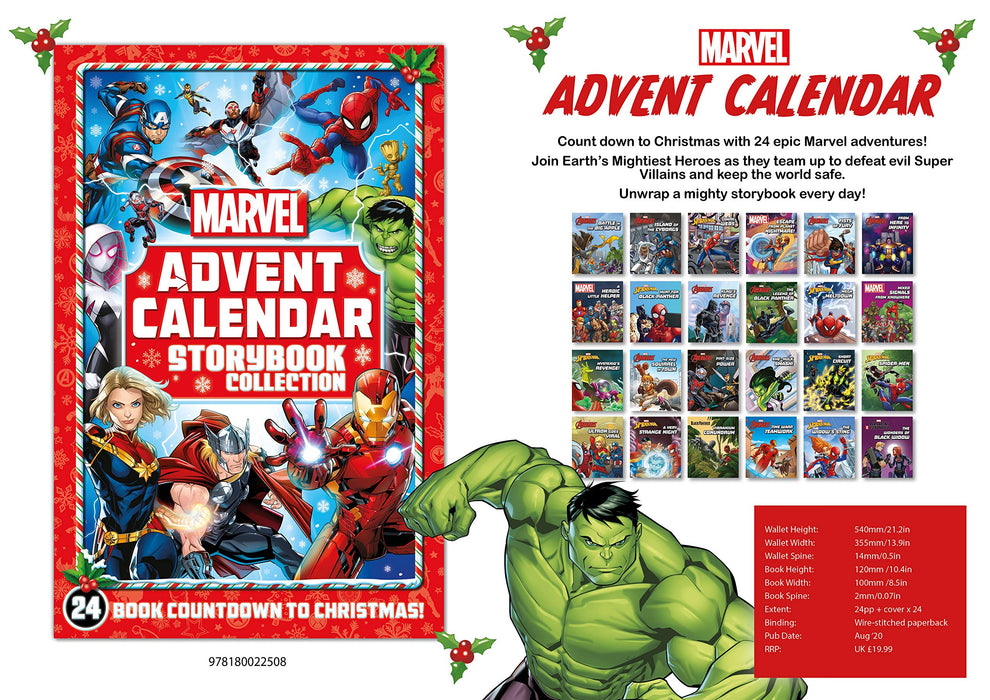 Marvel Storybook Collection: Advent Calendar - 24 Books