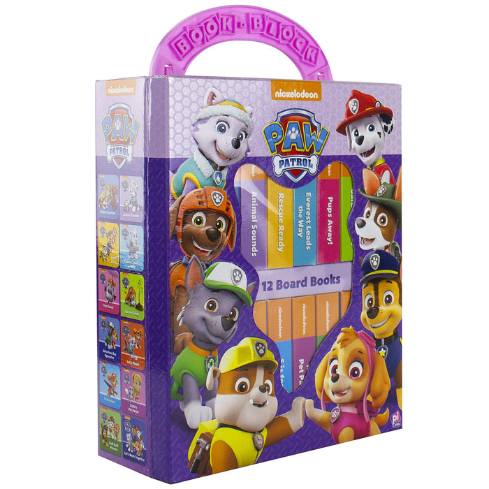 My First Library Paw Patrol Girls 12 Board Books Box Set By Nickelodeon