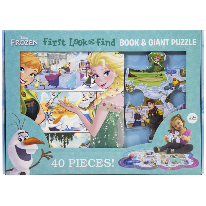 Disney Frozen First Look and Find Book and Giant Puzzle