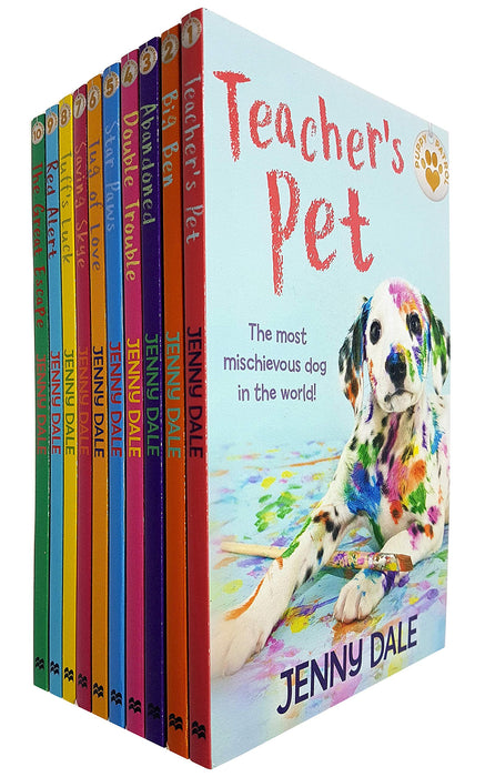 Puppy Patrol 10 Book Collection Set By Jenny Dale